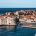 Dubrovnik Old Town and city walls from above, Croatia