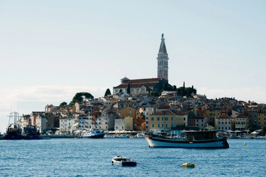 Rovinj old town on its peninsula