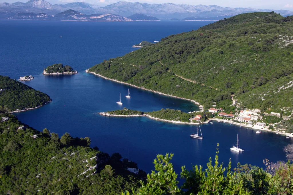 Great Lake and St. Mary's islet, Mljet