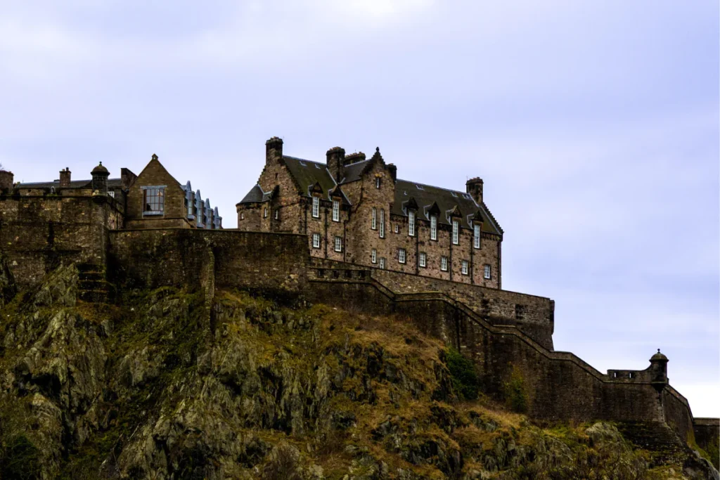 Edinburgh Castle above the Old Town