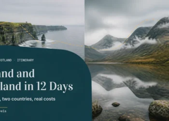 Ireland and Scotland itinerary with the Cliffs of Moher and the Scottish Highlands