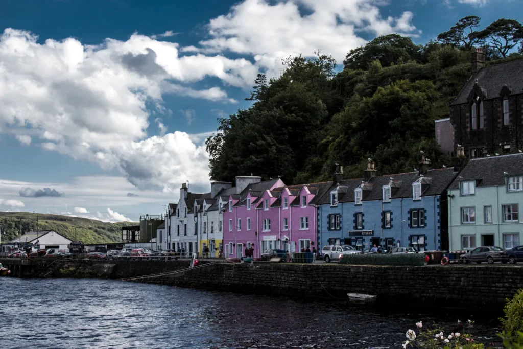 Portree harbour on the Isle of Skye