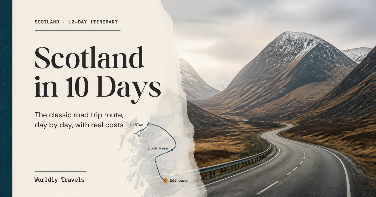 Scotland itinerary 10 days road trip guide