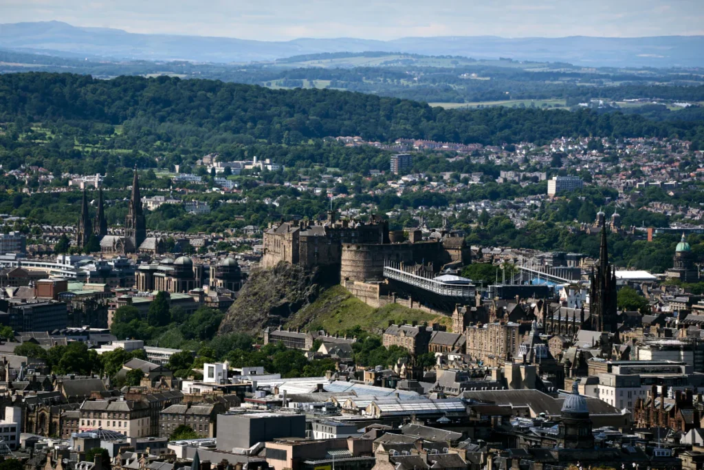 View over Edinburgh from Arthur's Seat